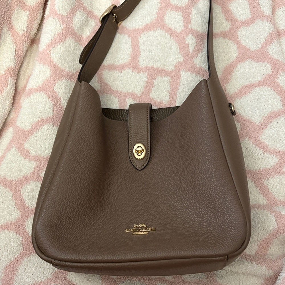 Coach Outlet Hadley Dark Stone Regular size. Not mini or the large. NO Coach tag